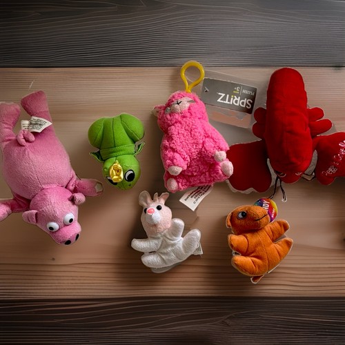 Assorted plushies with tags - assorted,